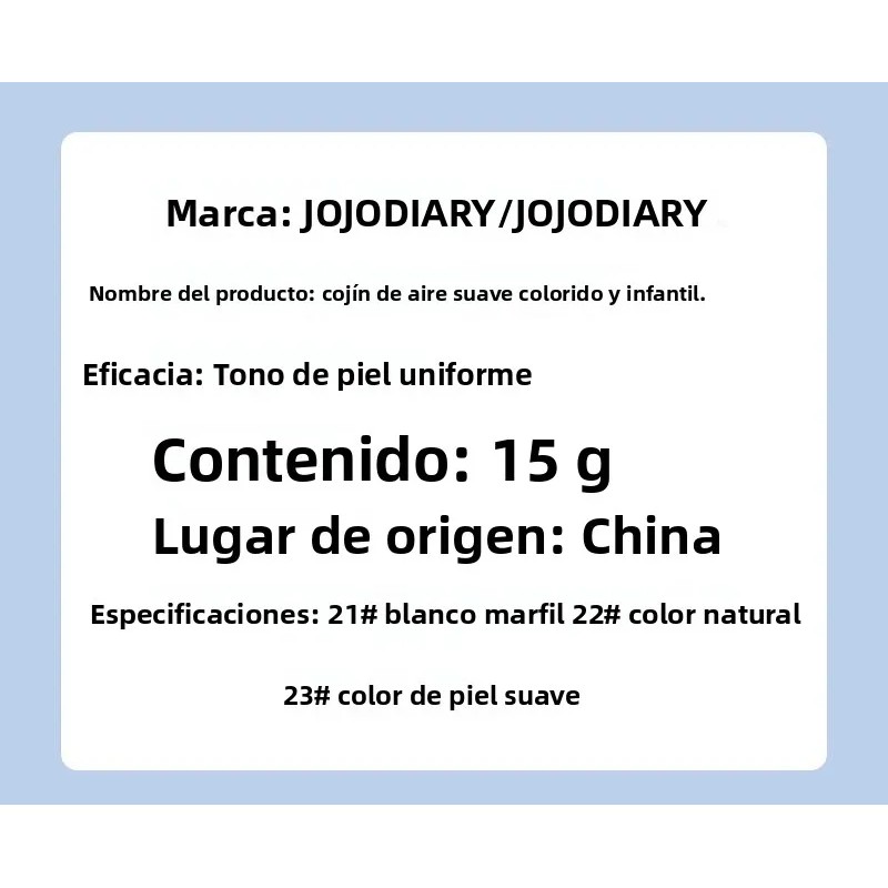 Diario Jojo Base Hidratante Cobertura Cremosa Larga Duración