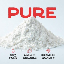 Ecoxall Oxalic Acid for Wood Bleach - 1 lbs 99.9% Pure Fine Powder - Highly Effective Multipurpose Cleaner - Used as a Wood Stain Remover and Rust Remover - Industrial Grade Strength