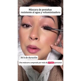 Máscara de Pestañas Sace Lady Negro A Prueba de Agua Larga Duración