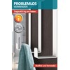 4smile Door Hooks for Hanging, White, Pack of 6 Clothes