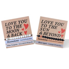 THEMEROL Valentines Day Gifts for Boyfriend Girlfriend Birthday Gifts His and Hers Matching Bracelets Pinky Promise Relationship 1 Year Anniversary Unique Christmas Gift Him Easter Stocking Stuffers