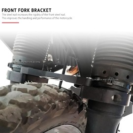 Motorcycle Accessories CNC Aluminum Bracket Front Fork Bracket for KLR650 2008-2023