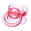 Landofgenie Large Shield Adult Size Pacifiers Set Moon Shape Transparent
