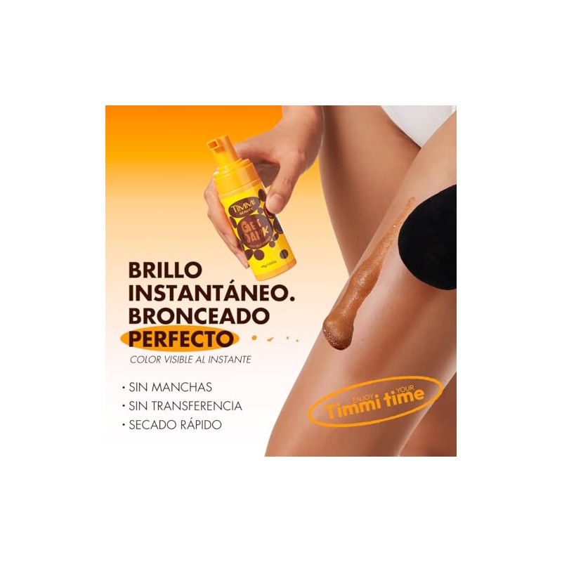 Self Tanner Express, Bronceado Natural Efecto Glow, Ligero, Sin Manchas