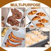 E-far Stainless Steel Baking Sheet with Wire Rack Set, 16”
