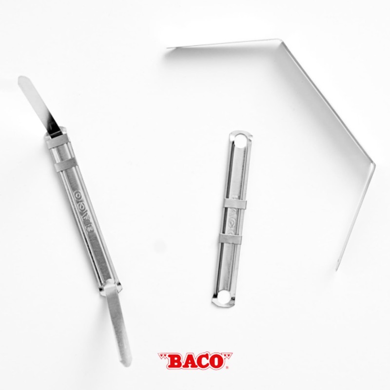 Baco | Broche Metálico Baco para Archivar Documentos - Caja