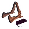 Electric Guitar Stand MA38E Foldable Zebrawood RabbibShape Flooring Holder with