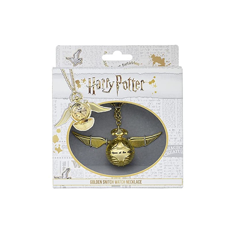 Golden Snitch Watch Necklace- WNTP004