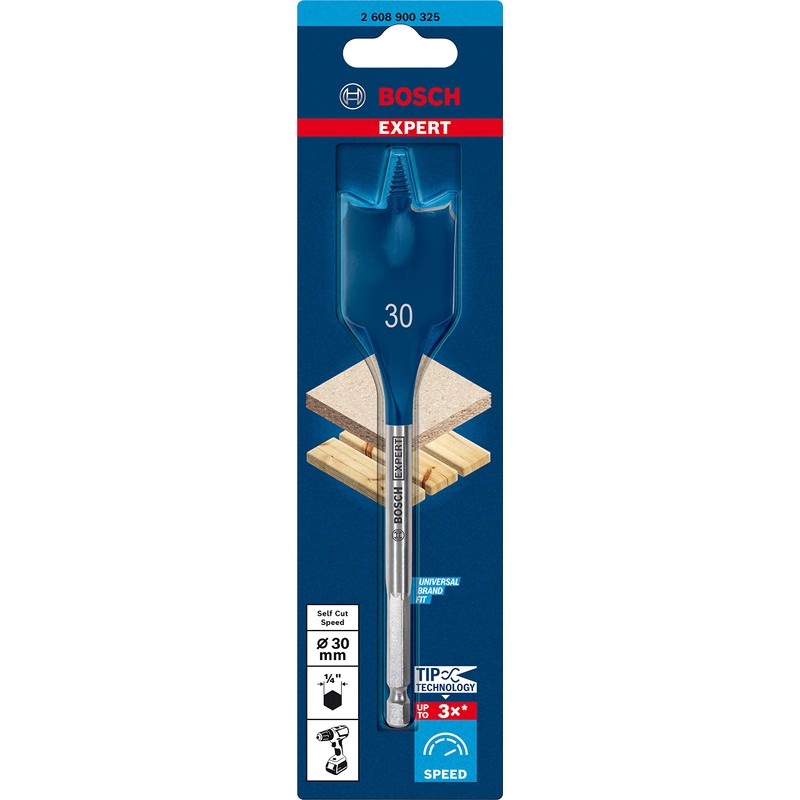 Bosch 1x EXPERT Self Cut Speed Spade Drill Bit (for