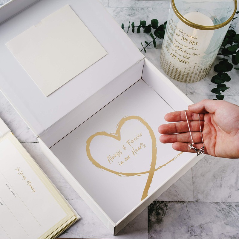 Pavilion- When Someone You Love Becomes a Memory-White & Gold