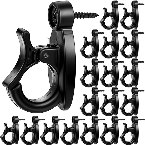 Timgle 40 Pcs Light Hangers Hooks String Light Hooks Screw