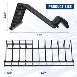 WORKPRO 2-Pack Plier Organizer Rack, Pliers Holder and Cutter Organizers, 20 Slots Tool Drawer Organizer, Plier Rack for Spring-Loaded, Regular and Wide-Handle Pliers (Pliers Not Included)