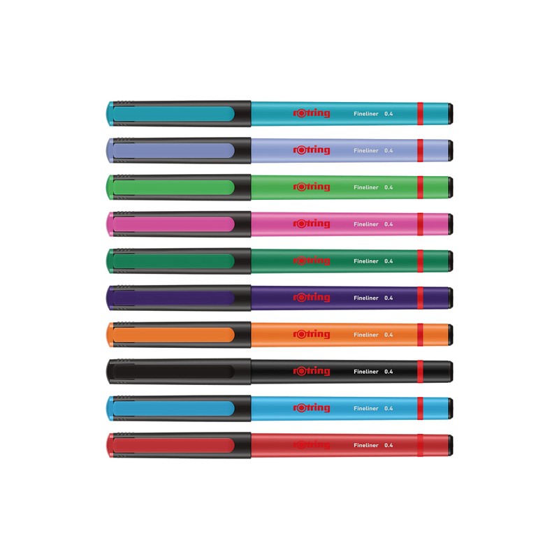 rOtring Liner Fineliner Pens | 0.4 mm | Colouring Pens