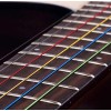 TIKA 3 Sets Colorful Acoustic Guitar Strings– 6pcs 1st-6th Steel