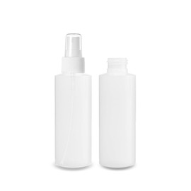 ljdeals Plastic Spray Bottles, Fine Mist 4 oz, Refillable, Reusable Empty Bottles for Household Use, Essential Oils, Perfumes, Travel Size, Pack of 2, Made in USA