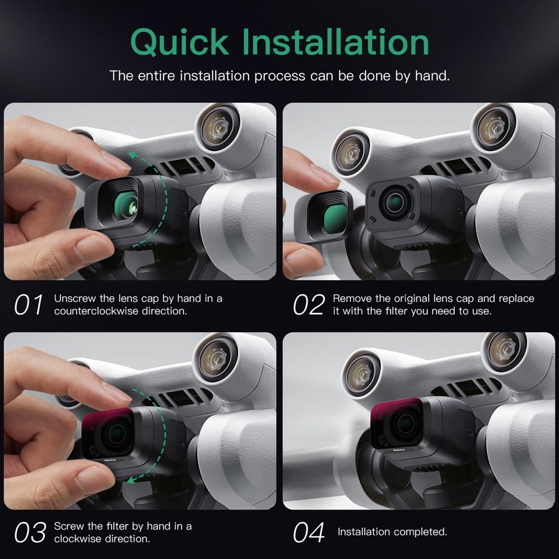 MINGVEN Mini 3 ND Filters, ND Filter Set Compatible with