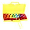 8 Notes Xylophone Colorful Educational Glockenspiel Xylophone Instrument with 2