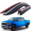 Goodyear Chrome Trim Window Deflectors for Dodge Ram 1500 2019-2025