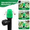 Kalolary 30pcs Irrigation Dripper 360 Degree Fan Sprayer Dripper Dripper