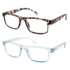 FEIVSN High Magnification Reading Glasses for Men Women with Strong