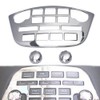 Motorcycle Radio Accent Panel And Knob Sets Chrome Fit for