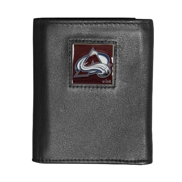 NHL Colorado Avalanche Genuine Leather Tri-Fold Wallet