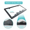 NJNYLLC Mountain License Plate Frames - Plastic Car Tag Holders
