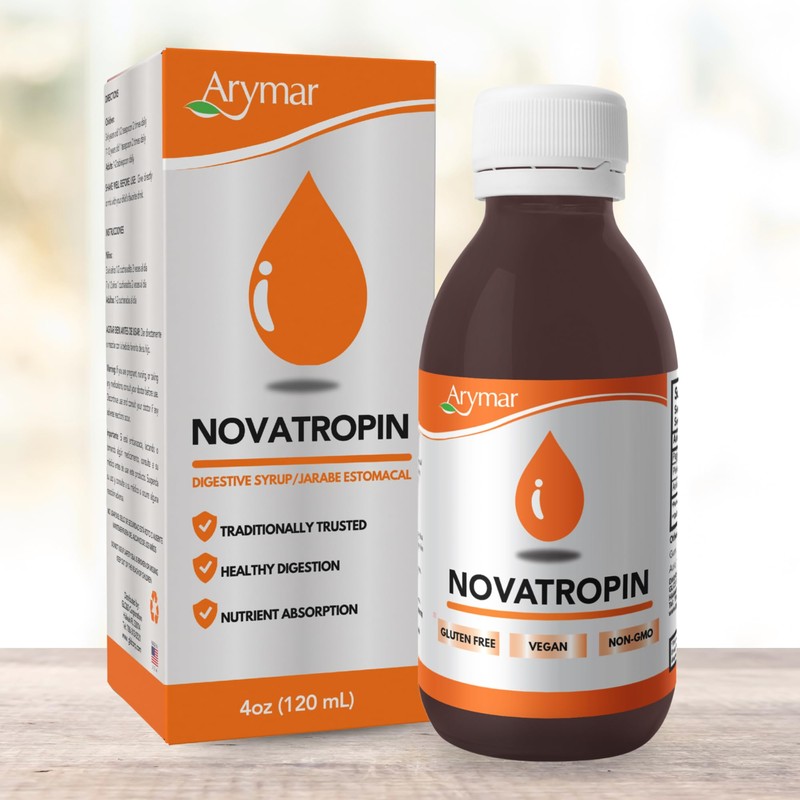 Arymar Novatropin, Digestive Aid, Supplement, Vegan-Friendly, Natural Formula