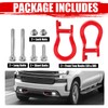 AWL Brothers Front Tow Hooks for Chevy Silverado 1500 &