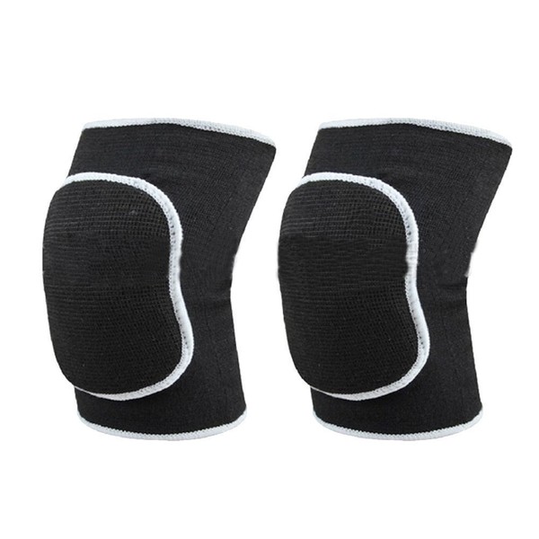 Haifly GSHLLO Elastic Breathable Anti Slip Running Knee Pads Dance Knee Support Brace Knee Sleeves Protector Black