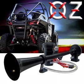 OZ-USA Trumpet Air Horn 150dB Road Blasters w/ 12V Compressor for Trucks RV Boat UTV