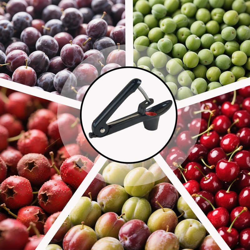 Cherry Pitter Corer, Stainless Steel Cherry Pitter Remover, Portable Cherry