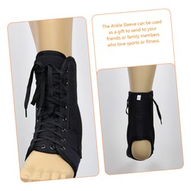 LALAFINA Adjustable Ankle Support Sleeve Ankle Brace Comfortable Material for Rehabilitation Injury Prevention for Active Lifestyles
