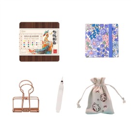 Watercolor Travel Set, New Palette Travel Set Mini Watercolor Paint Set, Upgrade Travel Set Mini Portable Watercolor Travel Set (florid)