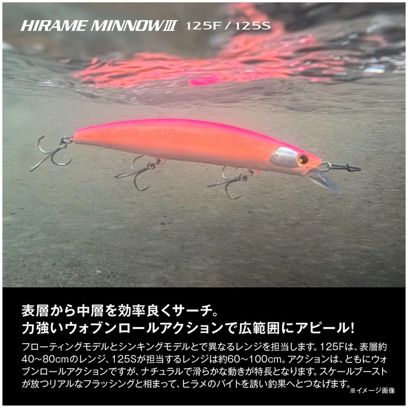 SHIMANO Saltwater Lure Minnow Hot Sand Haramemino III 125F Jet