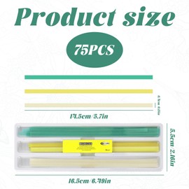 Dental Polishing Strips,75PCS Thickness Tooth File for Chipped Tooth,Teeth Abrasive Finishing Strips for Teeth Whitening