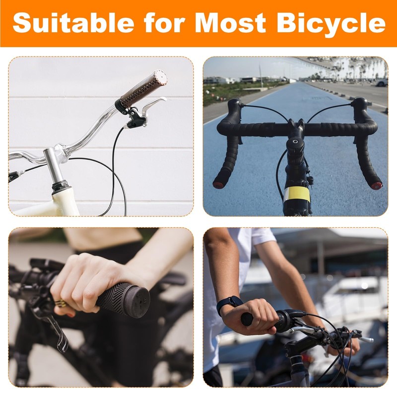 sourcing map Bar End Plugs Aluminum Handlebar End Caps Bike