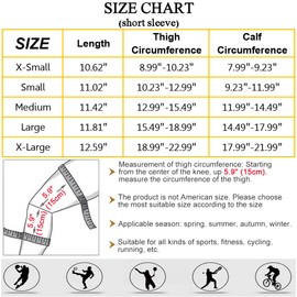 Knee Pads Compression Leg Sleeve Knee Sleeve for All Sports Wrestling Protector Gear, Youth & Adult Sizes, 1 Pair of Knee Paded(Short Sleeve,White_XL_2 Pack)