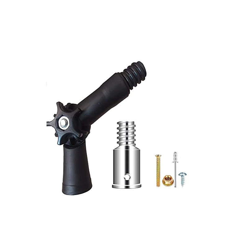 Angle Adaptor for Extension Pole- Extension Pole Hinge Tip- Threaded
