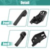 X AUTOHAUX 1 Set Hood Lock Release Handle Bracket 1KD823633A