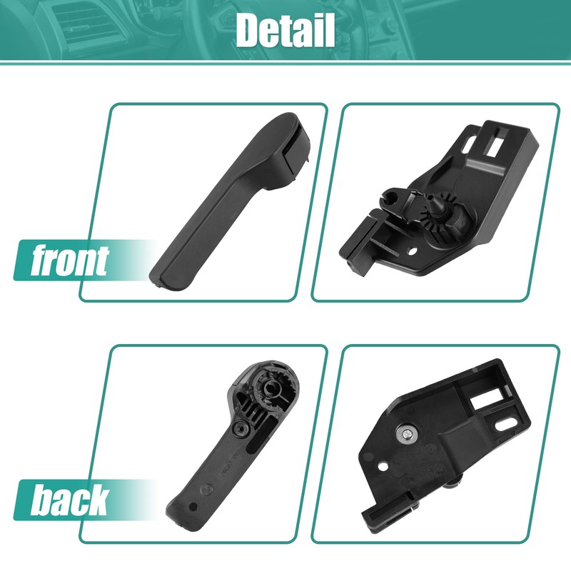 X AUTOHAUX 1 Set Hood Lock Release Handle Bracket 1KD823633A