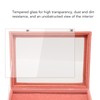 Pin Display Case Clear Dustproof Medal Display Case Frame for