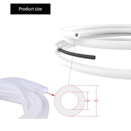 MILUOSONG Bowden Tube 2M, PTFE Tube Teflon Bowden Tubing with high Grade PC4-M6 & PC4-M10 Pneumatic Fittings for 1.75mm Filament Ender 3/Ender 3 V2/CR 10 Series 3D Printer