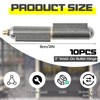 Zonon 10 Pcs 3 Inch BBQ Smoker Bullet Weld on