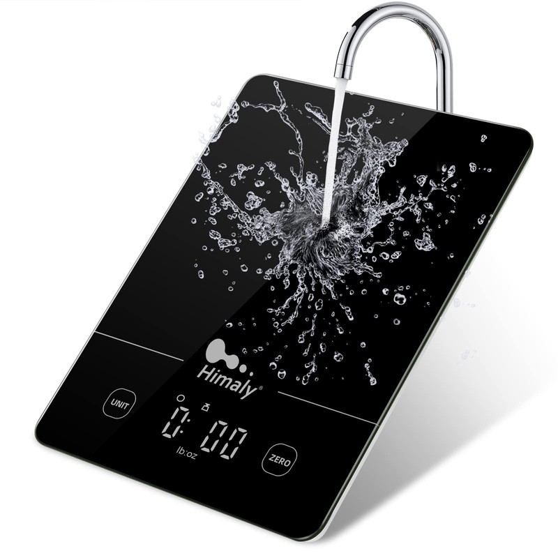 Himaly Digital Kitchen Scales Food Scale with Tempered Glass Platform,Electronic