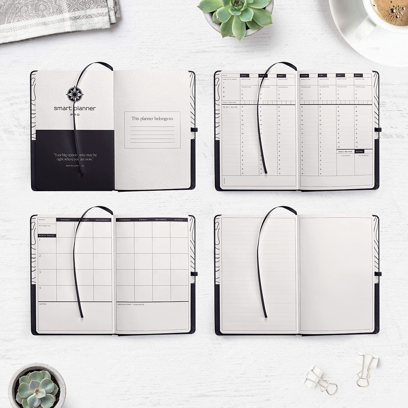 Smart Planner Pro – Undated Daily Planner – Small A5
