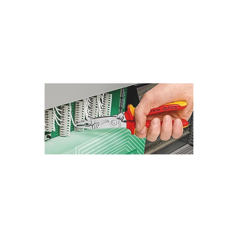 クニペックス KNIPEX 1391-200 エレクトロプライヤー オープンスプリング付 (SB)