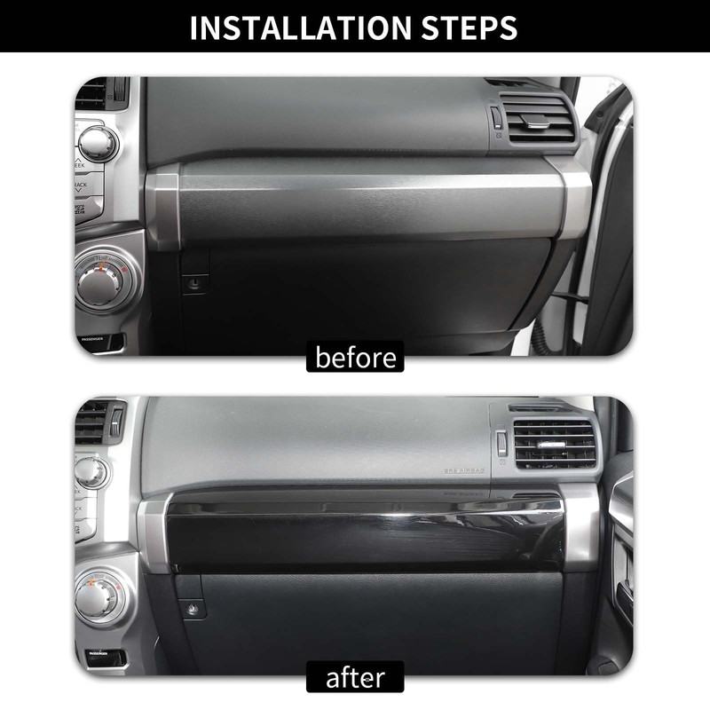 Hoolcar Co-Pilot Passenger Panel Trim Interior Passenger Dash Trim Cover