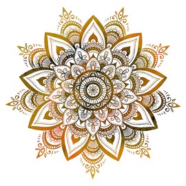 KQDRAVINE Wandtattoo Mandala Wandsticker Mandala für Schlafzimmer Wandaufkleber Wandtattoo Wanddeko Wandbild Boho Style Flur Yoga Wanddeko,Pflanzen Blumen Wandaufkleber für Wohnzimmer Küche Fenster