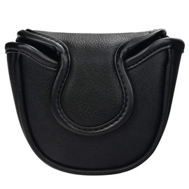 Craftsman Golf USA US Flag Clover Leather Black Mallet Putter Cover Headcover (Mallet)